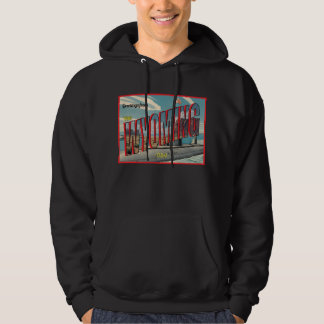 Onderzeeër Wyoming voor USA Retro Briefkaart Hoodie