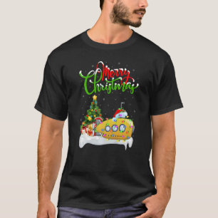 Onderzeeër Xmas Decorations Santa Submarine Christ T-shirt