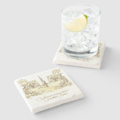 onderzees stenen Onderzetter (Zijkant)