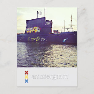 Onderzeese Amsterdam Briefkaart