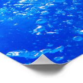 Onderzeese bubbels poster (Hoek)