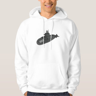 Onderzeese illustratie van cartoon hoodie