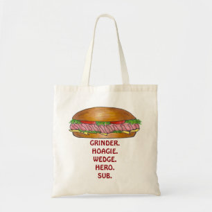 Onderzeese Sandwich Grinder Hoagie Sub-Hero Tas
