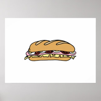 onderzeese sandwich poster