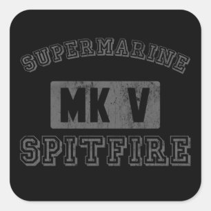 Onderzeese stekker voor spooktoestellen vierkante sticker