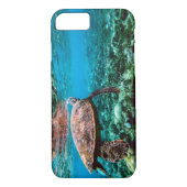 Onderzeese tropische Zee schildpad Case-Mate iPhone Case (Achterkant)