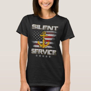 Onderzeese veteraan Silent Service Submariner T-shirt