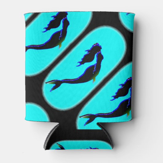 onderzeese zeemeerminnen zwemmen blikjeskoeler (Voorkant)