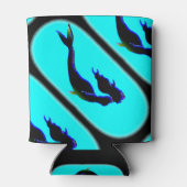 onderzeese zeemeerminnen zwemmen blikjeskoeler (Achterkant)