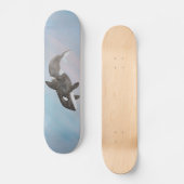 Onderzeese zeezoogdier orka orka skateboard (Voorkant)