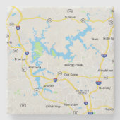 Onderzetter Allatona-meer, meer van Allatona Georg (Voorkant)