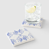 Onderzetter Blauwe krab Stone (Zijkant)