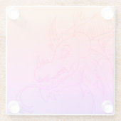 Onderzetter drakenglas (Achterkant)