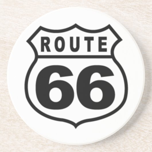 Onderzetter Drink - ROUTE 66 VINTAGE (Voorkant)