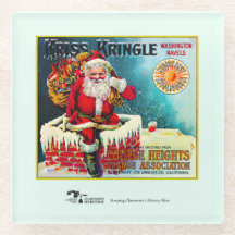 Onderzetter - Etiket van de vruchtenvrucht van Cla