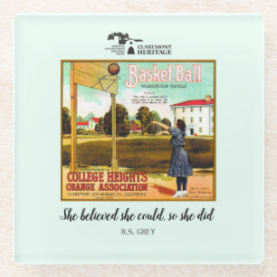 Onderzetter - Etiket van de vruchtenvrucht van Cla Glazen Onderzetter