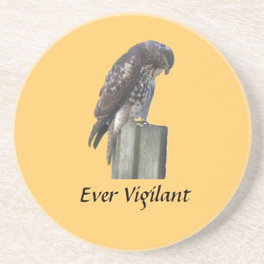 Onderzetter - Falcon - Ever Vigilant (Voorkant)