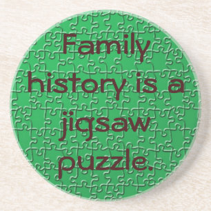 Onderzetter - Familiegeschiedenis is een puzzel