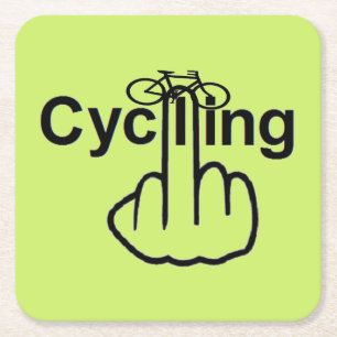 Onderzetter fietsen omdraaien