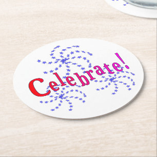 Onderzetter - Fireworks Celebration