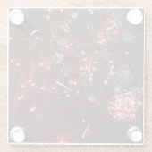 Onderzetter Fireworks Drink Glazen Onderzetter (Achterkant)