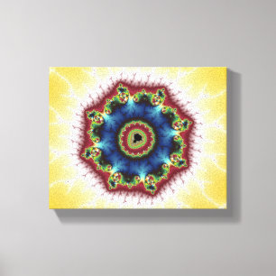 Onderzetter - Fractal Art Canvas Afdruk