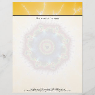 Onderzetter - Fractal Art Custom Briefhoofd