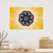 Onderzetter - Fractal Art Poster (Keuken)