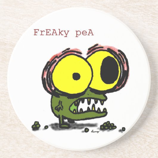 Onderzetter Freaky Pea (Voorkant)