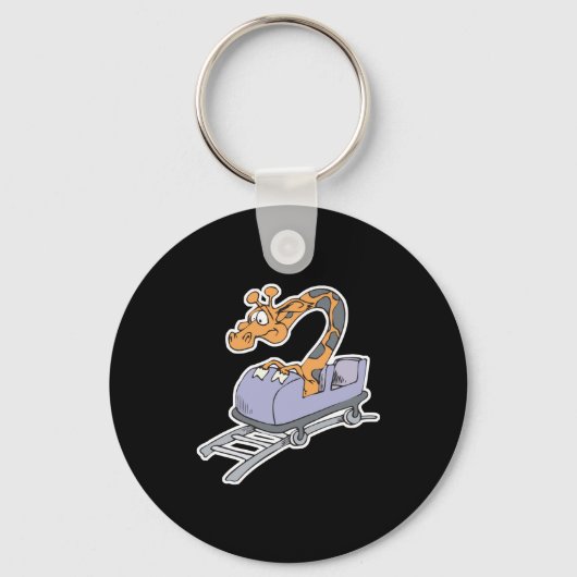 onderzetter giraffe sleutelhanger (Voorkant)