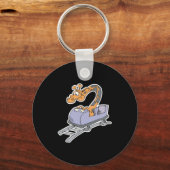 onderzetter giraffe sleutelhanger (Voorkant)