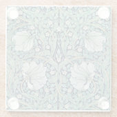 ONDERZETTER GLASS : WILLIAM MORRIS : PIMPERNEL (Achterkant)