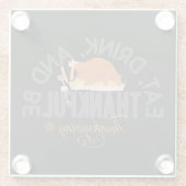 Onderzetter Glazen Onderzetter (Achterkant)