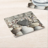 Onderzetter grijs rotshart (Schuin)