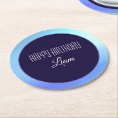 onderzetter "Happy Birthday" papier (Gebogen)