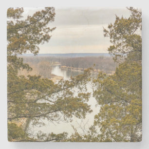 Onderzetter Illinois River Stone