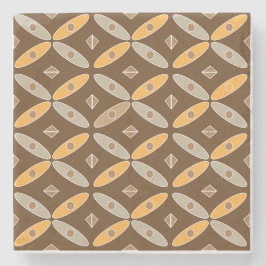 Onderzetter Indonesisch batikpatroon (Voorkant)