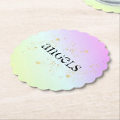 *~* ONDERZETTER INTENTIE - ANGELS . Rainbow Glitte (Gekanteld)