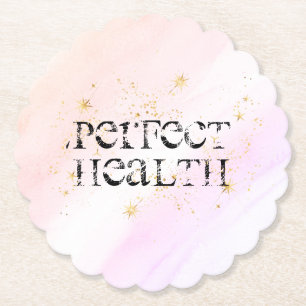 *~* ONDERZETTER INTENTIE - PERFECT HEALTH Onderzet