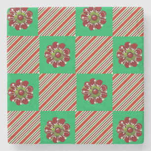 Onderzetter kerst met marmer Stone