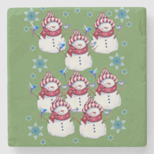 Onderzetter kerst met marmer Stone