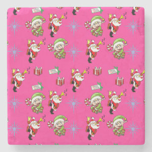 Onderzetter kerst met marmer Stone