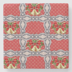 Onderzetter kerst met marmer Stone