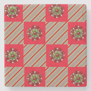 Onderzetter kerst met marmer Stone