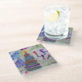 Onderzetter kerstklep (Schuin)