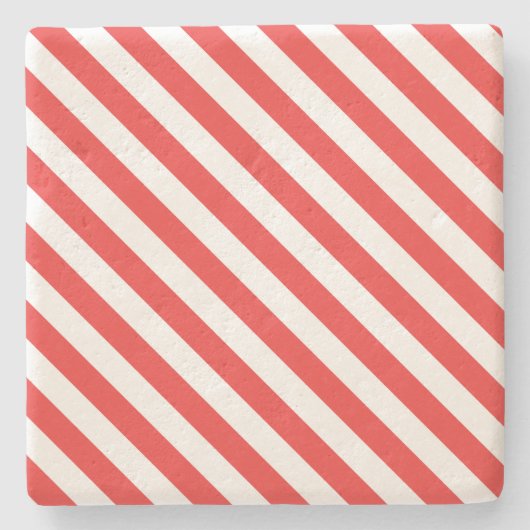 Onderzetter kerststrepen (Voorkant)