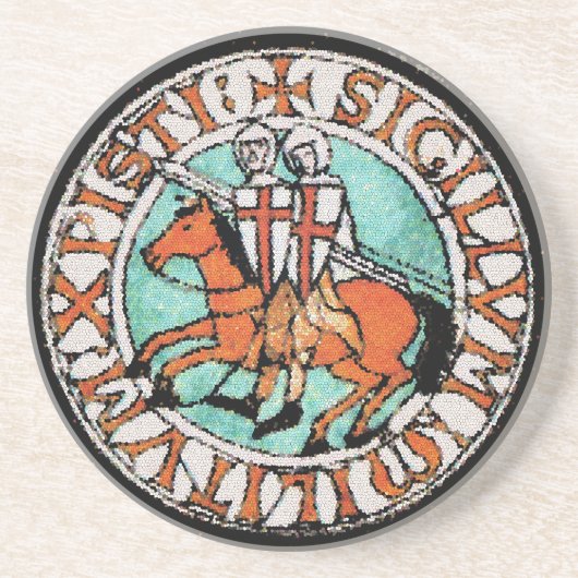 Onderzetter Knachten Templar (Voorkant)