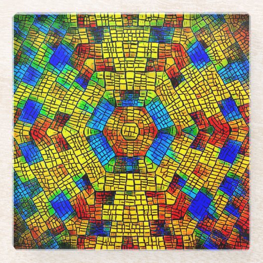 Onderzetter kunstmatig ontwerp (Voorkant)