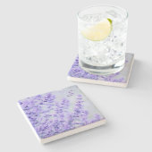 Onderzetter Lavender Floral Stone (Zijkant)