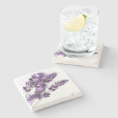 Onderzetter lavender Stone - Provence Collectie (Zijkant)